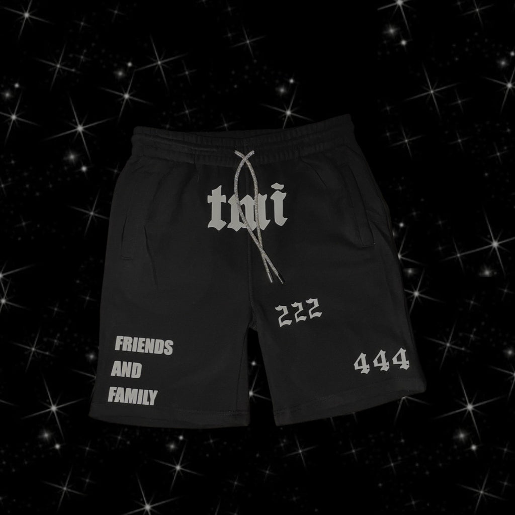 Friends And Family Bussdown Shorts Black/white reflective