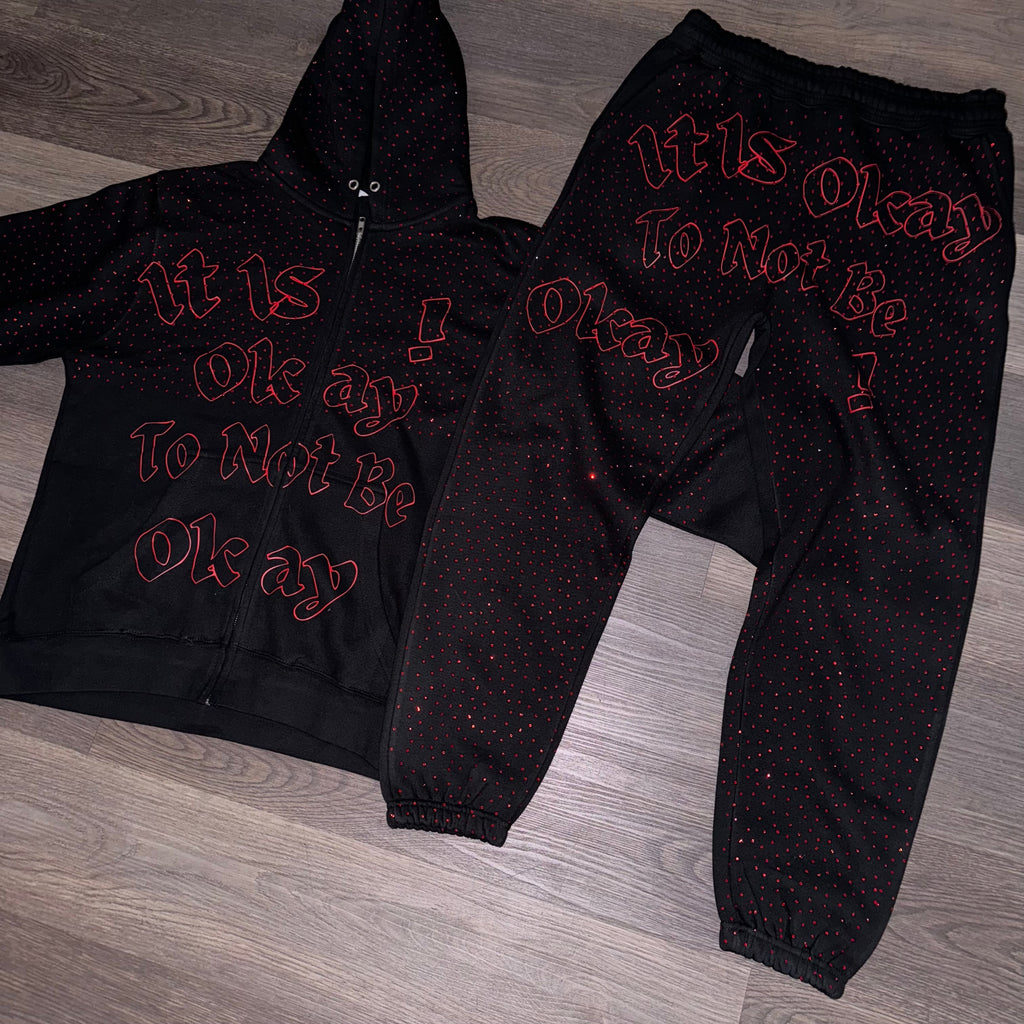 It is okay to not be okay Full Set Red