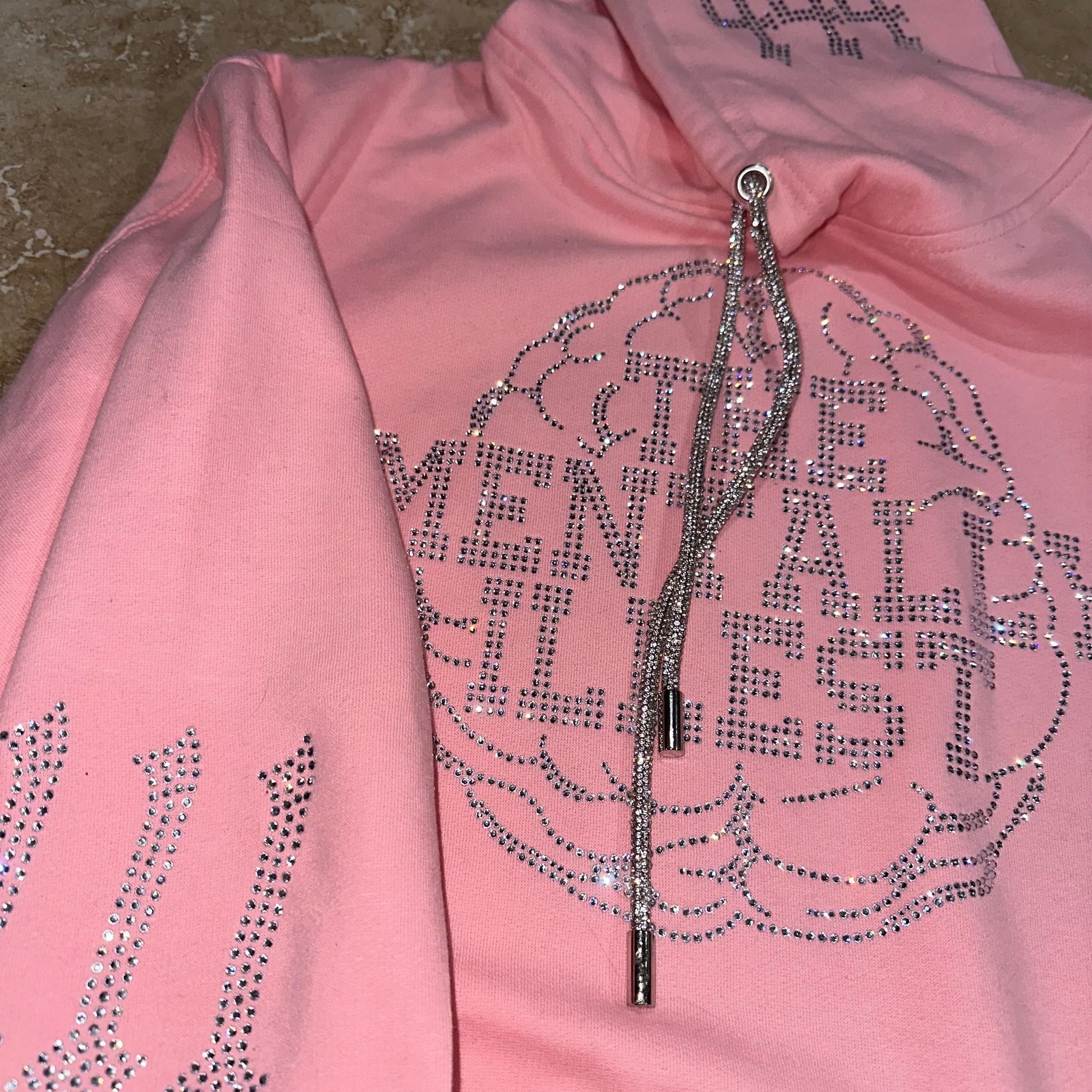 Pink Bussdown Brain Hoodie