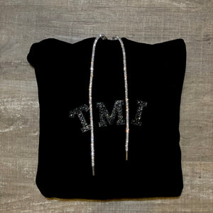 TMI Brain Hoodie Black