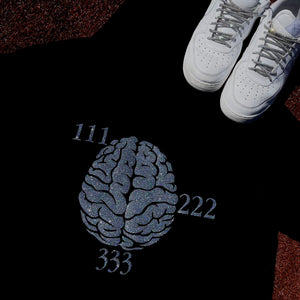 TMI Brain Hoodie Black