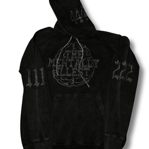 Mineral Wash Black Bussdown Brain hoodie