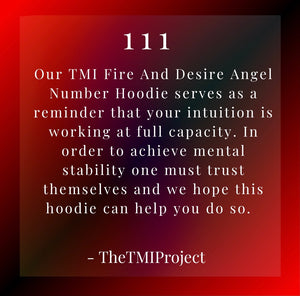 TMI Fire And Desire Angel Hoodie